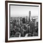 One World Trade Center and Lower Manhattan, New York City, New York, USA-Jon Arnold-Framed Photographic Print