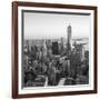 One World Trade Center and Lower Manhattan, New York City, New York, USA-Jon Arnold-Framed Photographic Print