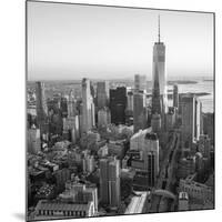 One World Trade Center and Lower Manhattan, New York City, New York, USA-Jon Arnold-Mounted Photographic Print