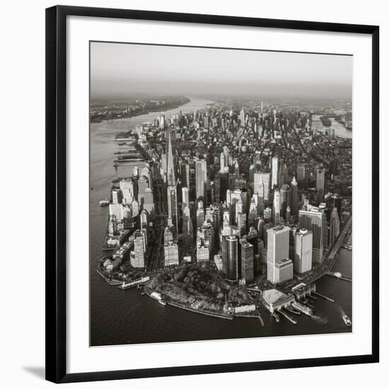 One World Trade Center and Lower Manhattan, New York City, New York, USA-Jon Arnold-Framed Photographic Print