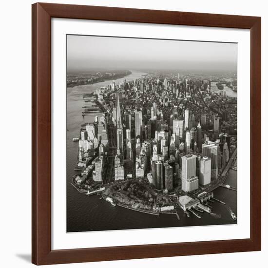 One World Trade Center and Lower Manhattan, New York City, New York, USA-Jon Arnold-Framed Photographic Print