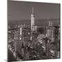 One World Trade Center and Lower Manhattan, New York City, New York, USA-Jon Arnold-Mounted Photographic Print