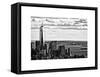 One World Trade Center and Statue of Liberty Views, Manhattan, New York, White Frame-Philippe Hugonnard-Framed Stretched Canvas