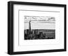 One World Trade Center and Statue of Liberty Views, Manhattan, New York, White Frame-Philippe Hugonnard-Framed Art Print