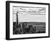 One World Trade Center and Statue of Liberty Views, Manhattan, New York-Philippe Hugonnard-Framed Premium Photographic Print