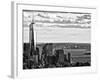 One World Trade Center and Statue of Liberty Views, Manhattan, New York-Philippe Hugonnard-Framed Photographic Print