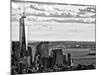 One World Trade Center and Statue of Liberty Views, Manhattan, New York-Philippe Hugonnard-Mounted Photographic Print