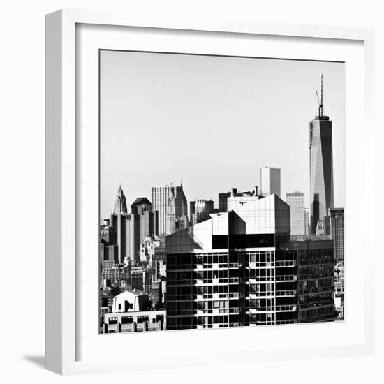 One World Trade Center, Cityscape, Empire State Building, Manhattan, NYC-Philippe Hugonnard-Framed Photographic Print