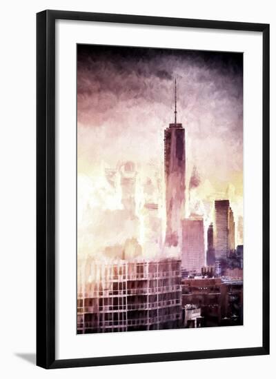 One World Trade Center Cityscape II-Philippe Hugonnard-Framed Giclee Print