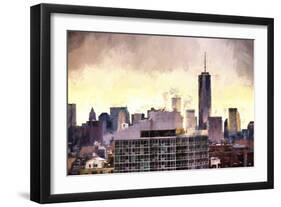 One World Trade Center Cityscape-Philippe Hugonnard-Framed Giclee Print