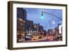 One World Trade Center from 7th Avenue, Greenwich Village, Manhattan, New York City, New York, USA-Jon Arnold-Framed Photographic Print