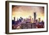 One World Trade Center - In the Style of Oil Painting-Philippe Hugonnard-Framed Giclee Print