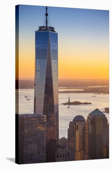 One World Trade Center, Lower Manhattan, New York City, New York, USA-Jon Arnold-Stretched Canvas