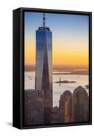 One World Trade Center, Lower Manhattan, New York City, New York, USA-Jon Arnold-Framed Stretched Canvas