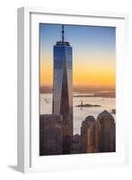 One World Trade Center, Lower Manhattan, New York City, New York, USA-Jon Arnold-Framed Photographic Print