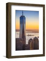 One World Trade Center, Lower Manhattan, New York City, New York, USA-Jon Arnold-Framed Photographic Print