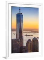 One World Trade Center, Lower Manhattan, New York City, New York, USA-Jon Arnold-Framed Photographic Print