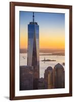 One World Trade Center, Lower Manhattan, New York City, New York, USA-Jon Arnold-Framed Photographic Print