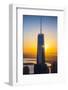 One World Trade Center, Lower Manhattan, New York City, New York, USA-Jon Arnold-Framed Photographic Print