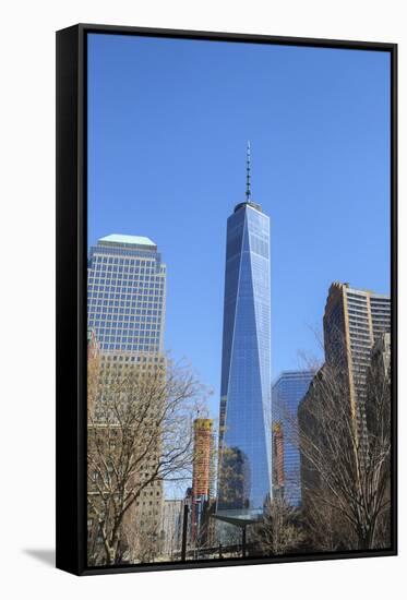 One World Trade Center, New York, USA-Susan Pease-Framed Stretched Canvas