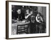 One Year Old Baby Boy Gets a Drink of Coca Cola in Front of the Christmas Tree, Ca. 1946-null-Framed Photographic Print