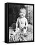 One Year Old Baby Girl Portrait, Ca. 1919-null-Framed Stretched Canvas