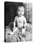 One Year Old Baby Girl Portrait, Ca. 1919-null-Stretched Canvas