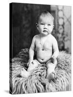 One Year Old Baby Girl Portrait, Ca. 1919-null-Stretched Canvas