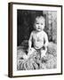 One Year Old Baby Girl Portrait, Ca. 1919-null-Framed Photographic Print