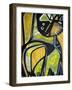 One Yellow Cat-Gabriela Avila-Framed Art Print