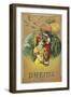 Oneida Brand Tobacco Label-Lantern Press-Framed Art Print