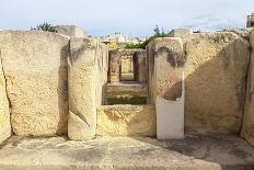 Hagar Qim, Ancient Megalithic Temple of Malta, is a Unesco World Heritage Site on the Island Nation-onepony-Photographic Print