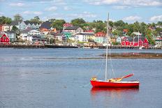 View of the Harbour and Waterfront of Lunenburg, Nova Scotia, Canada. Lunenburg is a Historic Port-onepony-Laminated Photographic Print