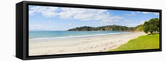 Oneroa Beach, Waiheke Island, Auckland, North Island, New Zealand, Pacific-Matthew Williams-Ellis-Framed Stretched Canvas