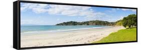 Oneroa Beach, Waiheke Island, Auckland, North Island, New Zealand, Pacific-Matthew Williams-Ellis-Framed Stretched Canvas