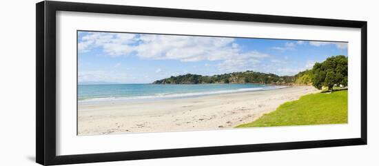 Oneroa Beach, Waiheke Island, Auckland, North Island, New Zealand, Pacific-Matthew Williams-Ellis-Framed Premium Photographic Print