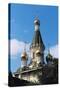 Onion Domes of Church of St Nikolai-null-Stretched Canvas