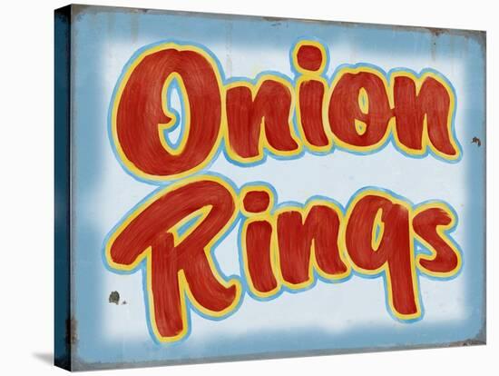 Onion Rings Distressed-Retroplanet-Stretched Canvas