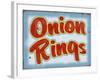 Onion Rings Distressed-Retroplanet-Framed Giclee Print