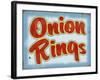 Onion Rings Distressed-Retroplanet-Framed Giclee Print