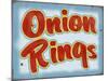 Onion Rings Distressed-Retroplanet-Mounted Giclee Print