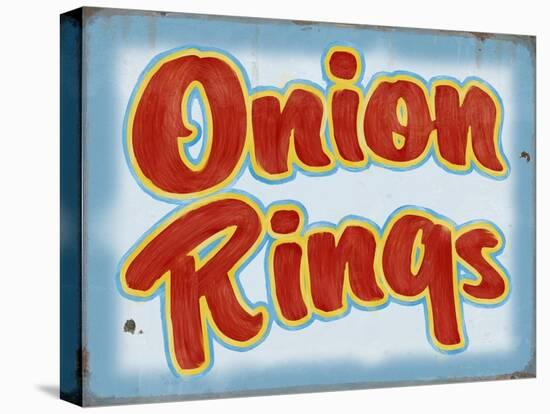 Onion Rings Distressed-Retroplanet-Stretched Canvas