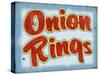 Onion Rings Distressed-Retroplanet-Stretched Canvas