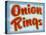Onion Rings Distressed-Retroplanet-Stretched Canvas