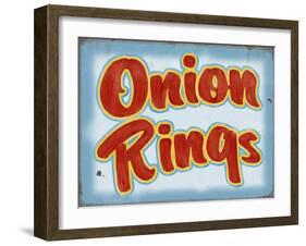 Onion Rings Distressed-Retroplanet-Framed Giclee Print