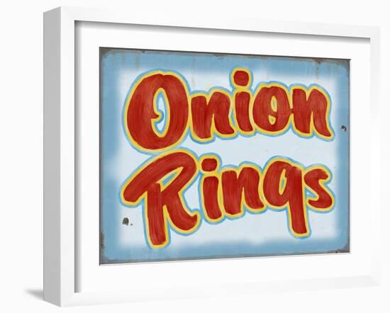 Onion Rings Distressed-Retroplanet-Framed Giclee Print
