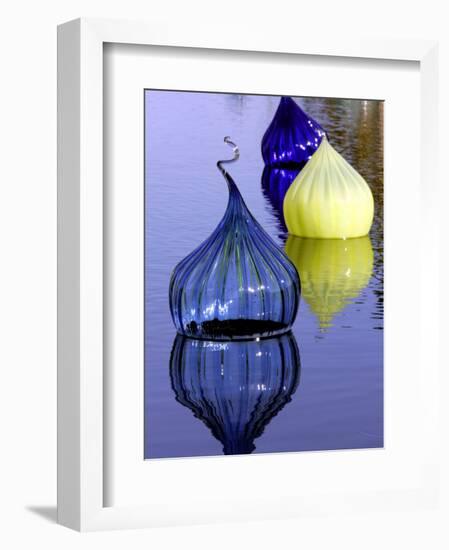 Onion Shaped Pieces of Blown Glass in Miami, Florida, December 3, 2005-Lynne Sladky-Framed Photographic Print