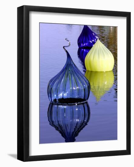 Onion Shaped Pieces of Blown Glass in Miami, Florida, December 3, 2005-Lynne Sladky-Framed Photographic Print