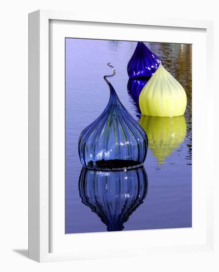 Onion Shaped Pieces of Blown Glass in Miami, Florida, December 3, 2005-Lynne Sladky-Framed Photographic Print