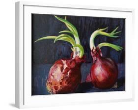 Onions 2021 (oil)-Tilly Willis-Framed Giclee Print